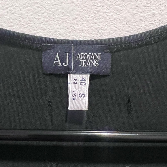 Women’s Sz SMALL Armani Jeans Women's Black Dress - Picture 6 of 6